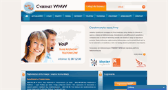 Desktop Screenshot of cybernetwmw.pl
